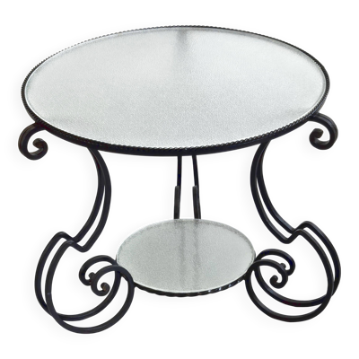 Table d'appoint guéridon vintage 1950
