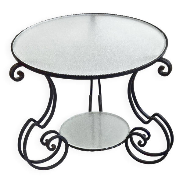 Table d'appoint guéridon vintage 1950