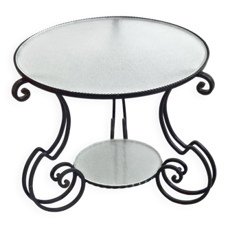 Table d'appoint guéridon vintage 1950