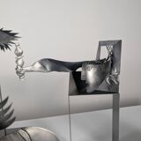 Groupe sculptural « D'après Picasso » en métal, hommage à Guernica, fin du XXe siècle