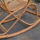 Rocking-chair en rotin , années 50/60