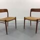 Danish Teak 56 chairs by Niels Otto Møller for J. L. Møllers