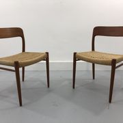 Danish Teak 56 chairs by Niels Otto Møller for J. L. Møllers