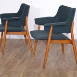 Pair of Scandinavian armchairs by Erik Worts 1960
