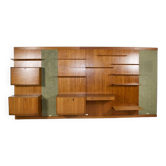 Scandinavian teak modular wall system from the 60s