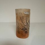 Vase rouleau herbier meilleur ouvrier de France 1970