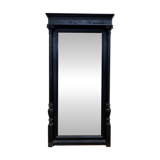 Miroir époque Napoléon III en bois noirci