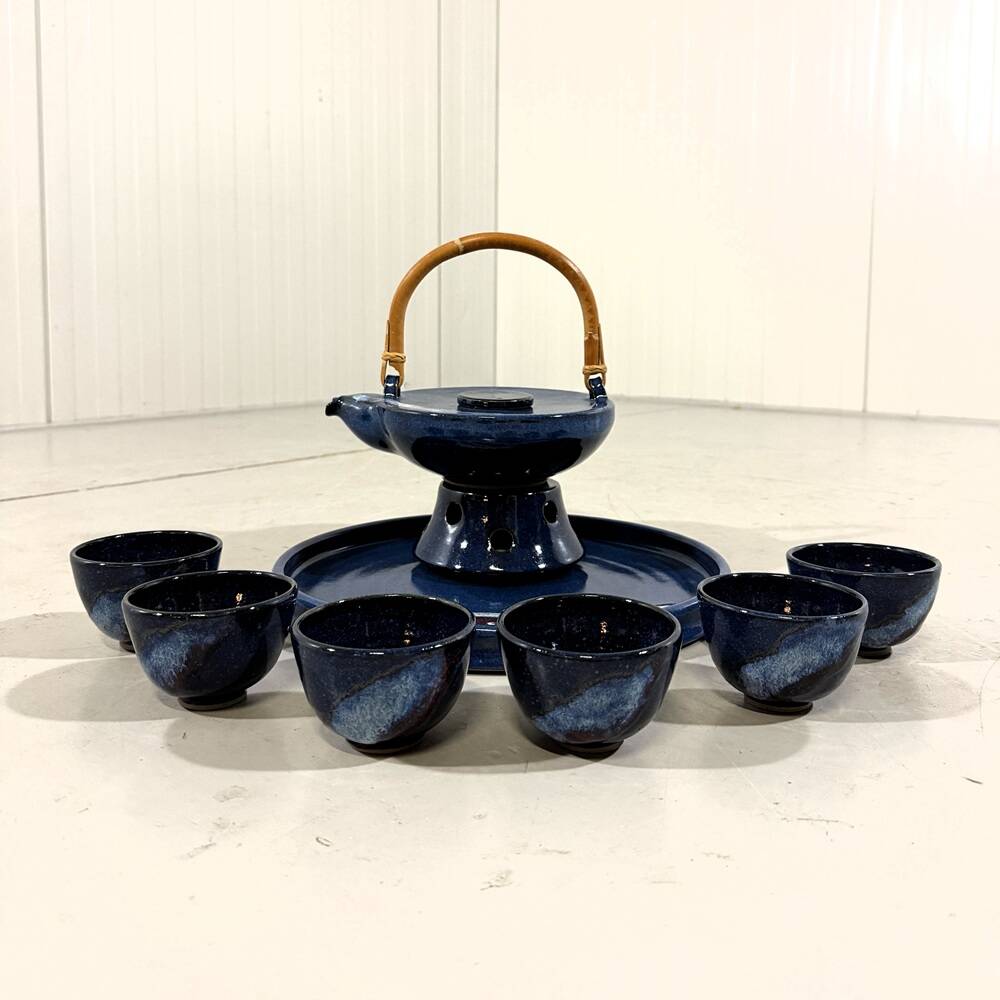 Pottery tea set Unica 1980’s
