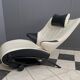 Black and white leather seat model Solo 699 design Stefan Heiliger, WK