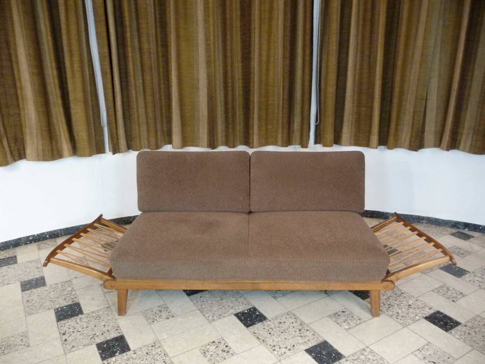 Mid-century Two-Seater Sofa Daybed by Wilhelm Knoll, Germany 1950s