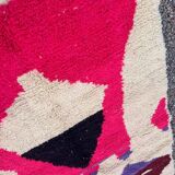 Handmade, multicolored Berber rug in pure wool, size 200 x 300 cm