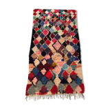 Moroccan Berber carpet Boucherouite 173x146cm