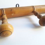 Porte manteau mural bois 5 patères