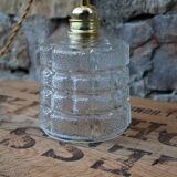 Moulded glass walk-in lamp