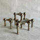 Set of 4 candleholders by Fritz Nagel for BMF, 1960s