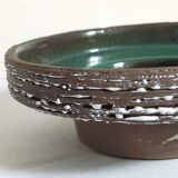 50s ceramic Ikebana cup vase