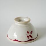 Large Digoin Sarreguemines earthenware bowl, 1950