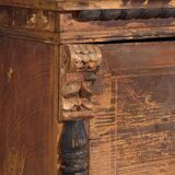 Antique chest of drawers with porcelain handles (c.1920) #77