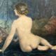 Huile sur toile, nu féminin XIXeme