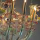 Large Venetian Rezzonico chandelier in multi-colored Murano glass, circa 1920