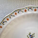 Footed compote signed Atelier Bondil faience from Moustiers