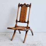 Chaise ancienne en rotin