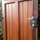 Porte entrée 208,7x94 serrure multipoints en chêne