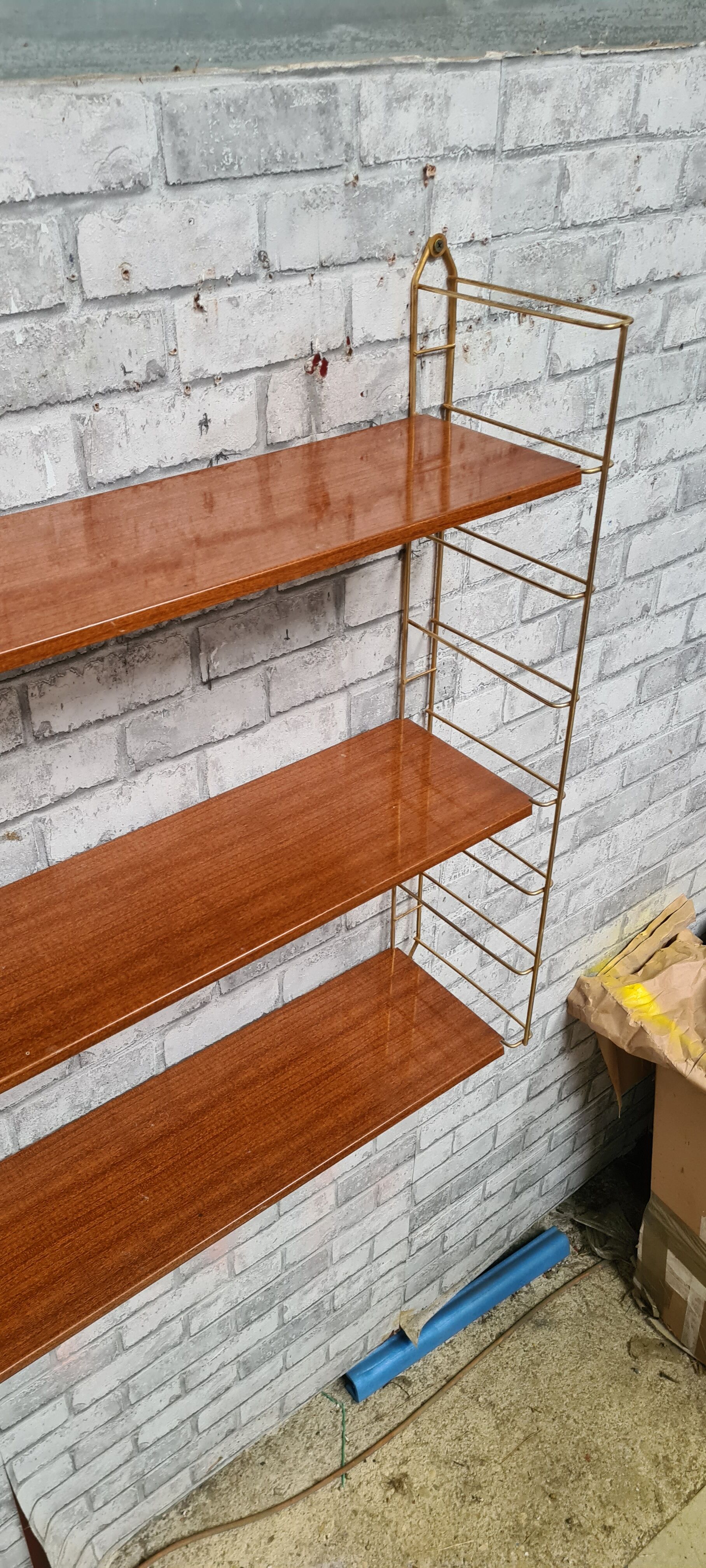 Vintage steel shelf 1960