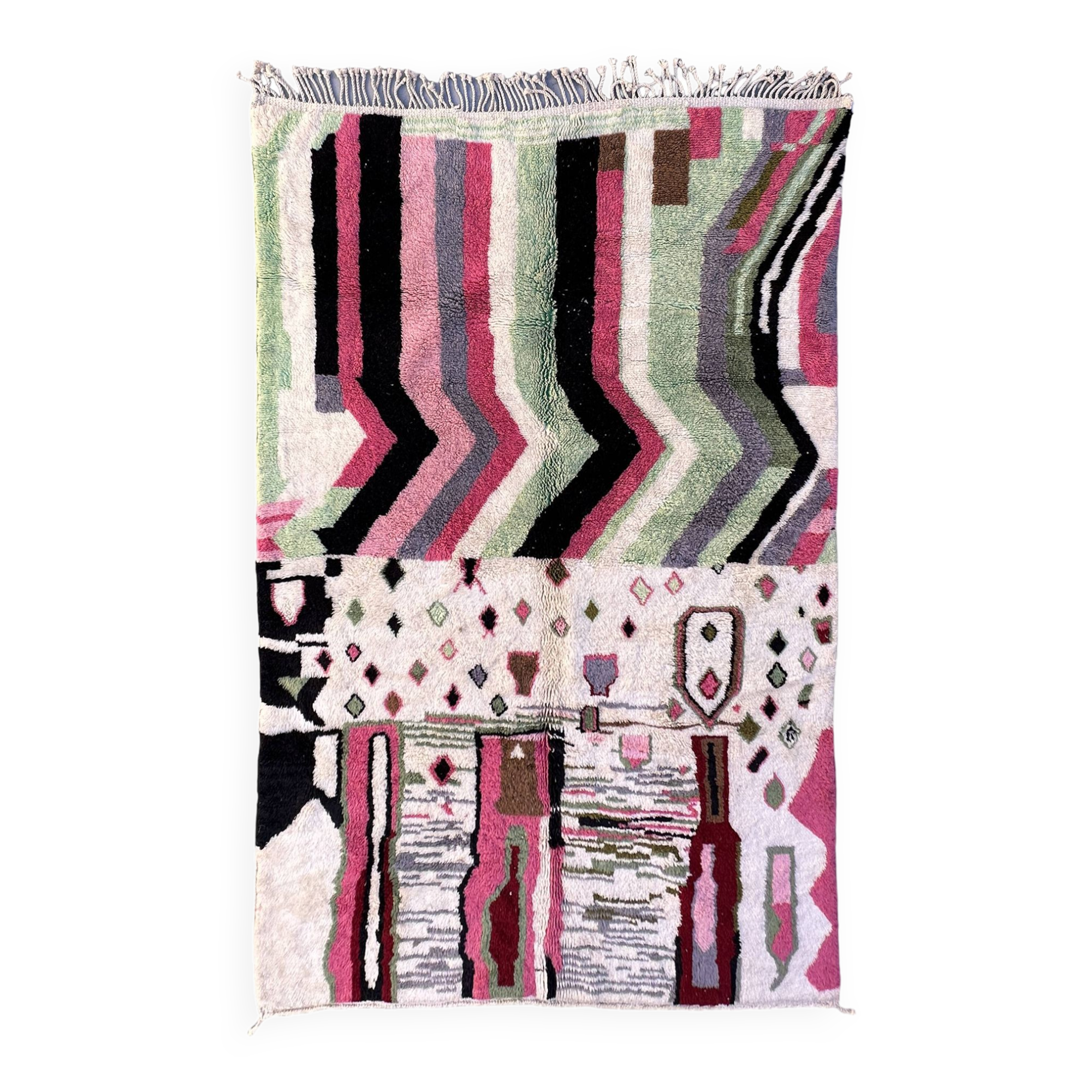 Colorful Beni M'Rirt Moroccan rug - 292 x 203 cm