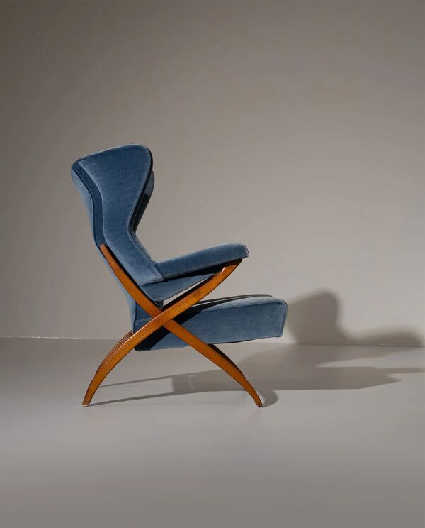 Chaise ''Fiorenza'' par Franco Albini pour Arflex, Italie 1952