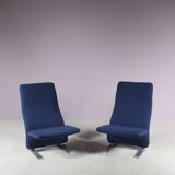 Paire de chaises « Concorde » des années 1970 par Pierre Paulin pour Artifort, Pays-Bas