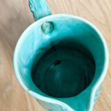 Decorative water decanter in painted ceramic