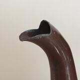 Brown enamelled coffee maker
