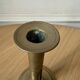 Old brass pull candle holder
