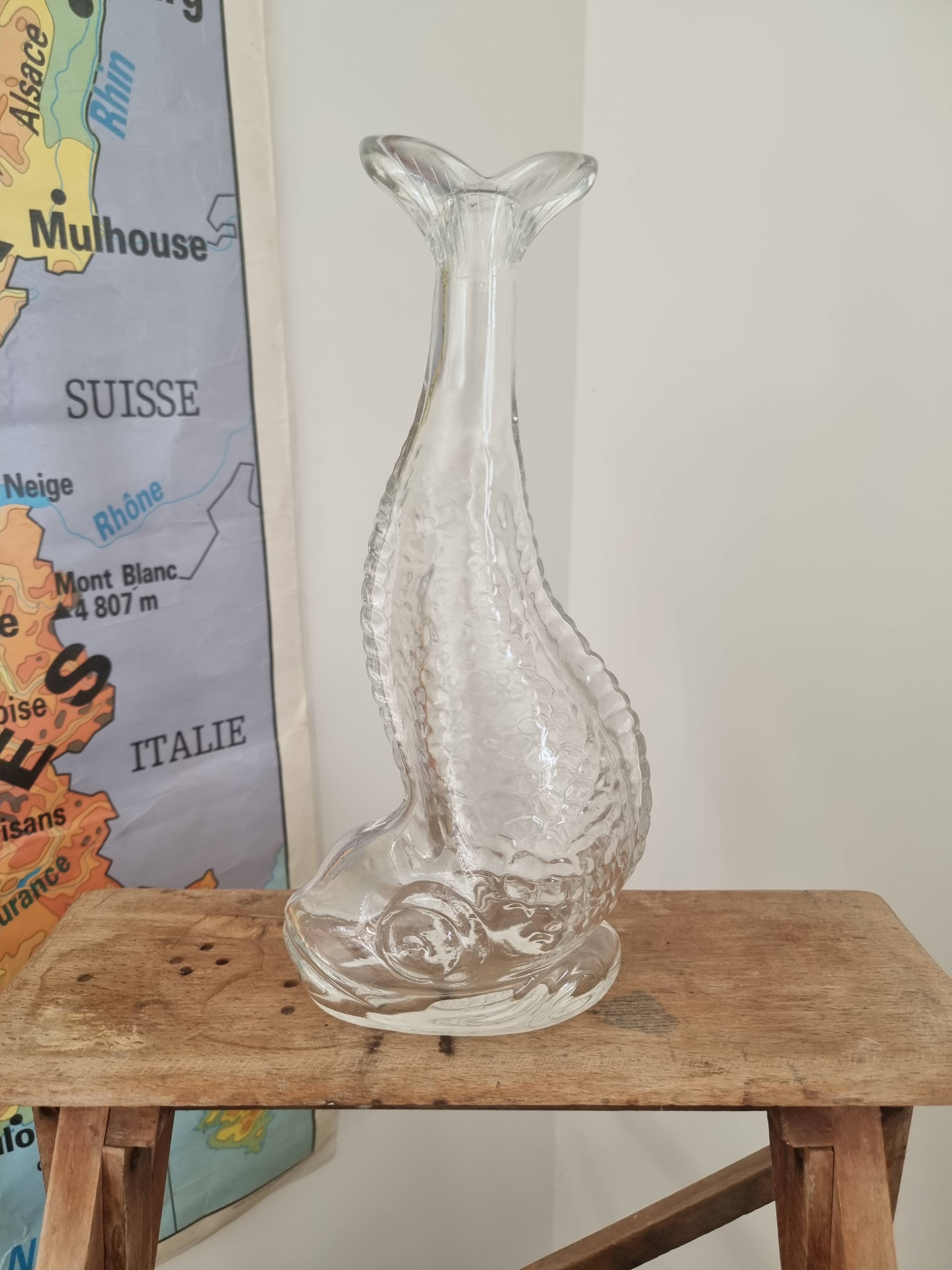 Carafe vintage poisson zoomorphe