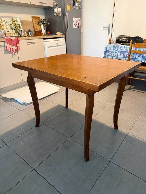 Small wooden table