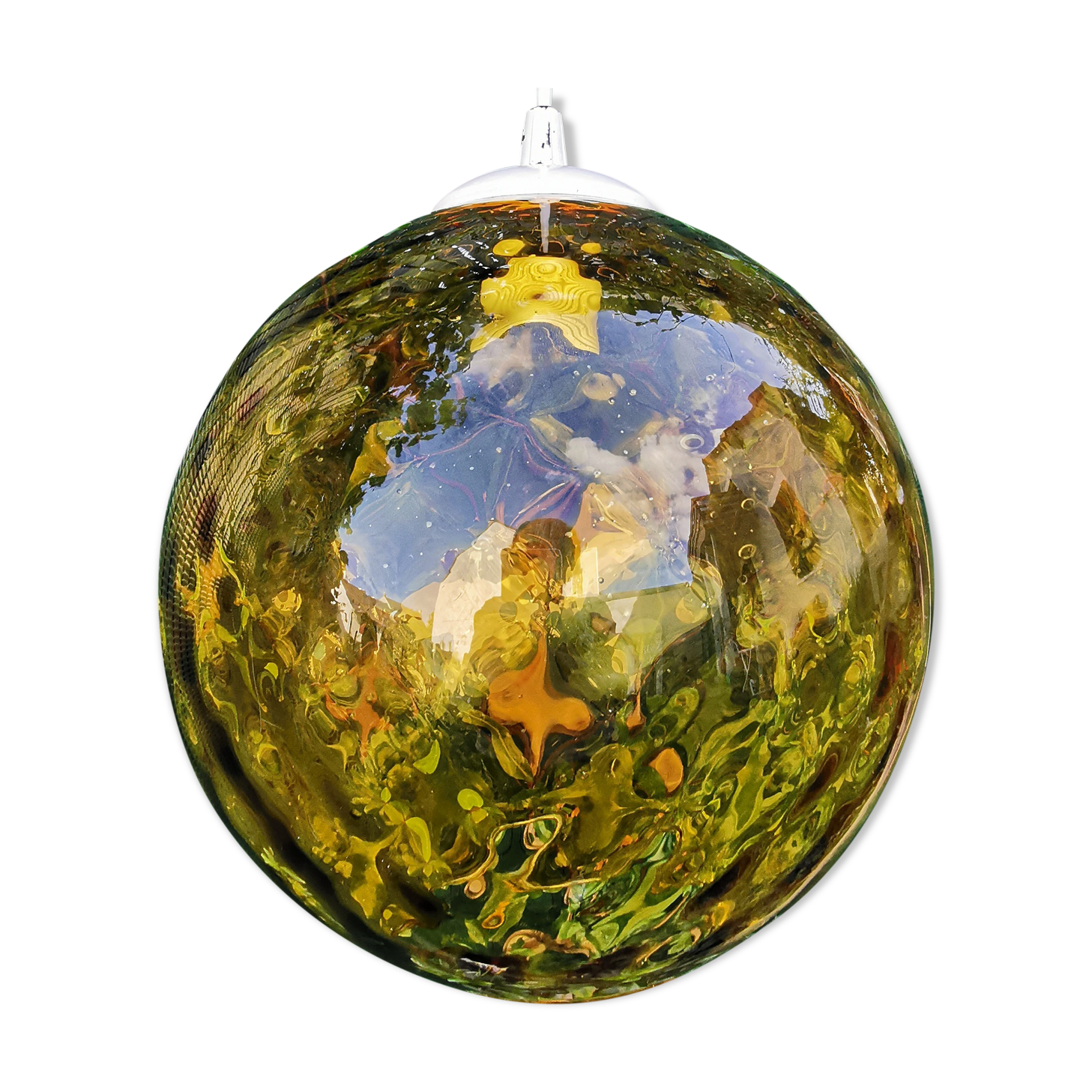 Vintage globe pendant lamp