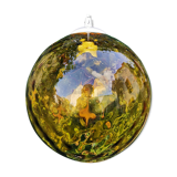 Vintage globe pendant lamp