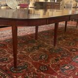 Extendable Louis XVI style mahogany dining table from the Directoire period