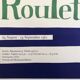 Henry roulet, galerie daniel keel, 1961. original exhibition poster in zürich.