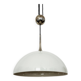 Suspension Posa réglable avec abat-jour en porcelaine par Florian Schulz