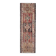 1970s Turkish Oushak Handmade Wool Cotton Red Runner Rug 131x354