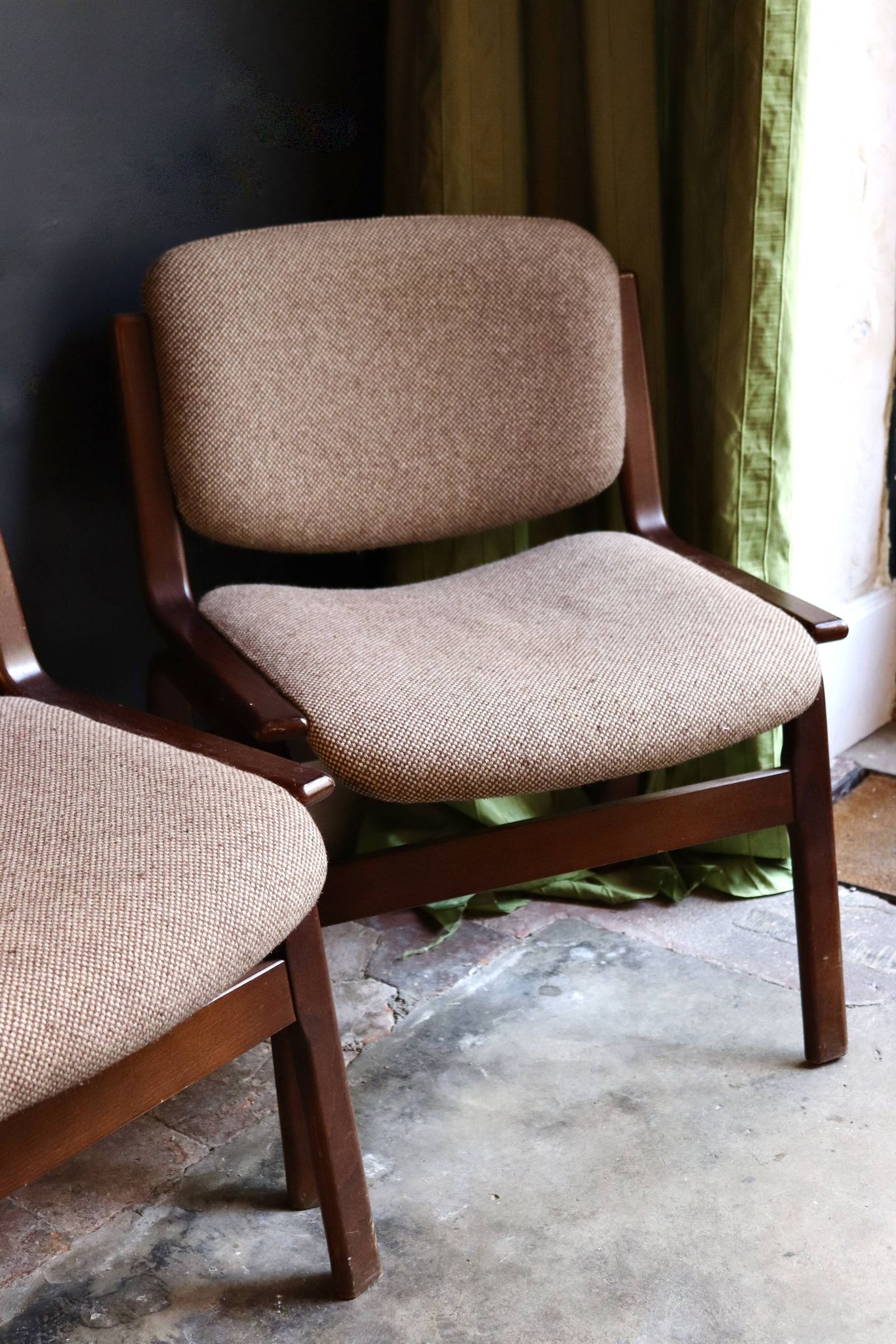 Armchairs, vintage Scandinavian chairs