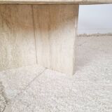 Travertine coffee table