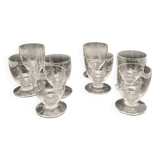 Verres à digestifs ou alcools forts sur pieds Motif ciselé – MPM0524X7