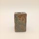 Vintage Ceramic Square Flower Vase Grès Pique Fleurs Scarified France 60