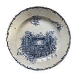 Serving dish in iron earth