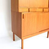 Pair of Scandinavian teak bookcases from the 60s