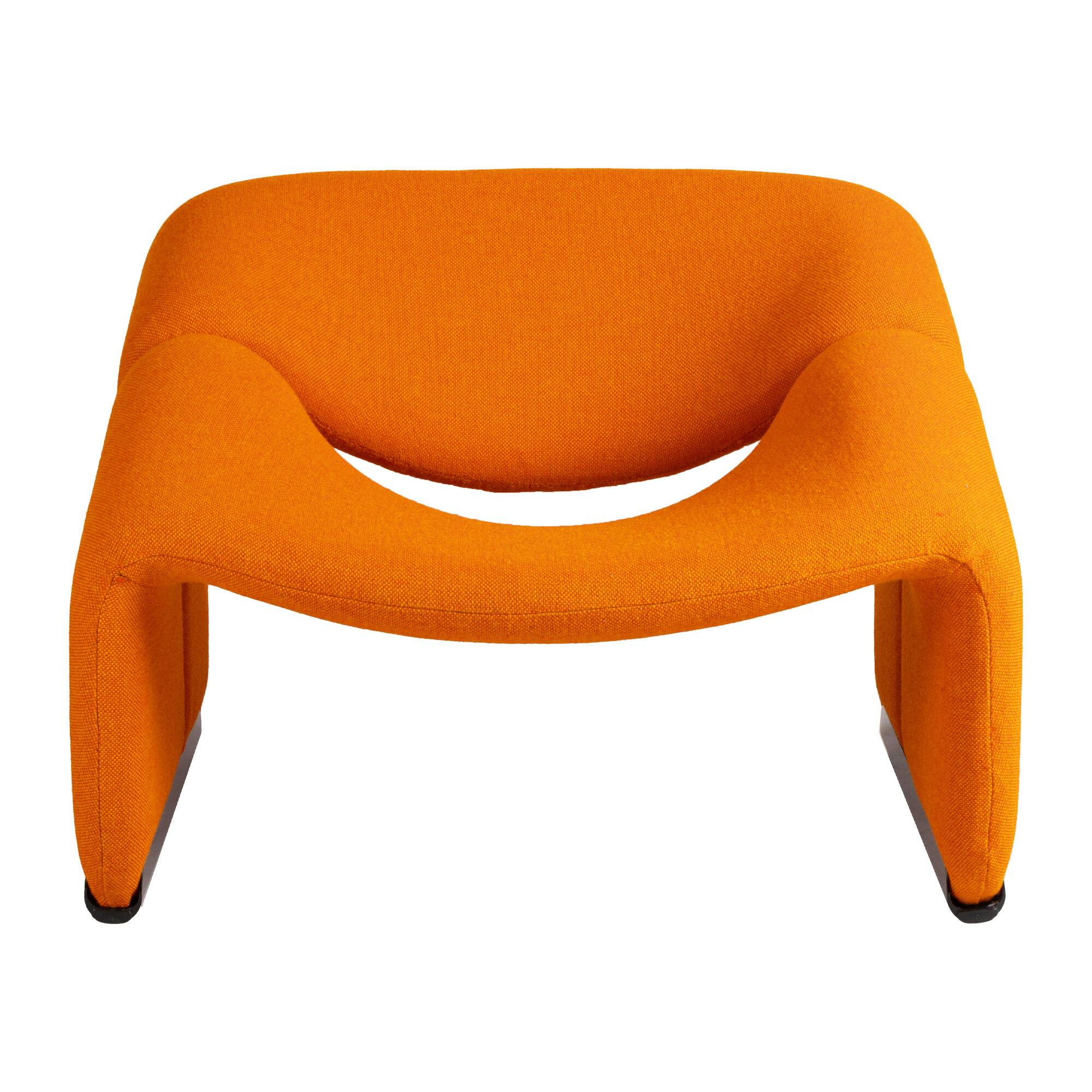 Groovy Orange Chair F598 by Pierre Paulin for Artifort