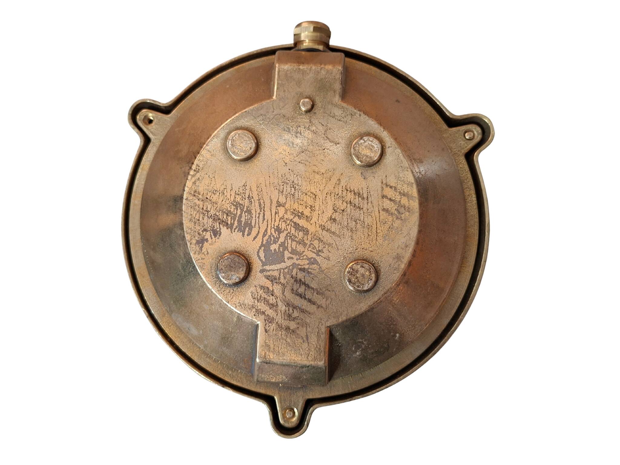 Lampada a Paratia Nautica Vintage in Ottone Massiccio – Stile Industriale A